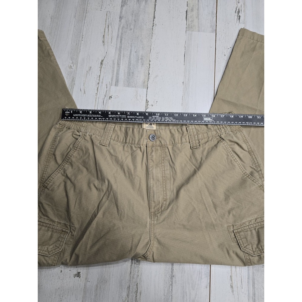 Red Head Brand Co Mens Tan Ripstop Cargo Pants 40x30 Khaki Outdoor Workwear - Picture 3 of 8